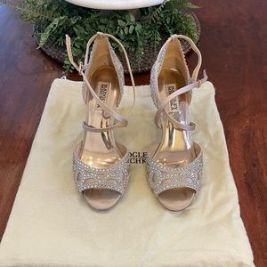 Badgley Mischka wedding heels